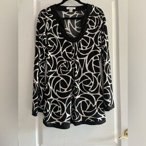 White House Black Market Pattern Tunic